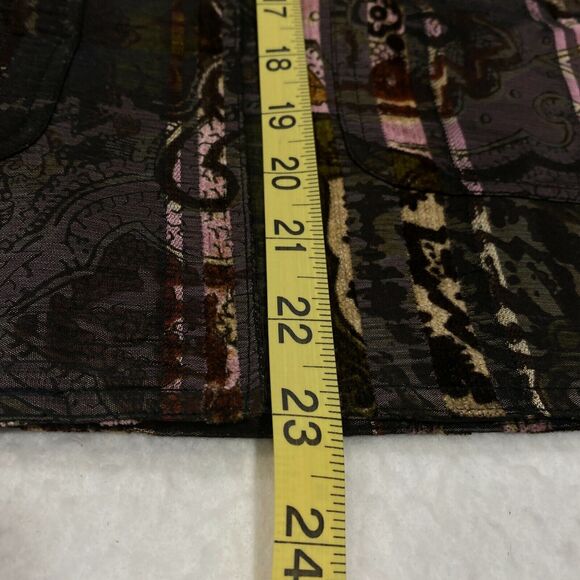 Acorn Blazer Women's XS Brown Open Front and Pink Fall Thanksgiving Natural - Picture 9 of 10